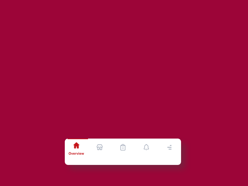 Bottom bar animation animation bottom bottom bar bottom nav figma menu principle red side menu