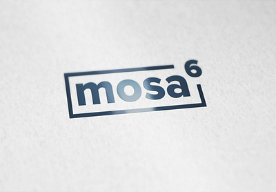 mosa6 logo clean design logo logo design luxury simple logo sleek