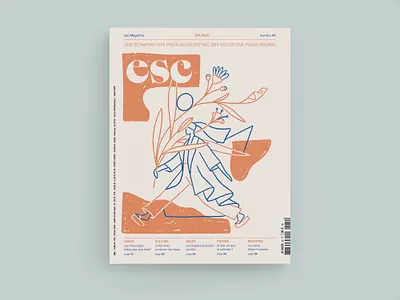 esc magazine design magazine magazine cover