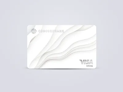 Infinite Credit Card bank branding card design credit card creditcard finance grey minimal minimalism minimalist minimalistic silver soft white