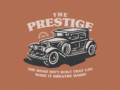 The Prestige animal art automotive branding identity buy buy logo car cigars classic car ikhwan noor hakim illunative illustration logo logo for sale mark old car retro shirley the prestige vintage