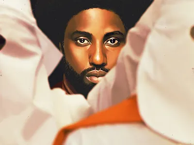 Blackkklansman blackkklansman cinema digital arts digital painting illustration movie portrait