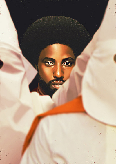 Blackkklansman blackkklansman cinema digital arts digital painting illustration movie portrait