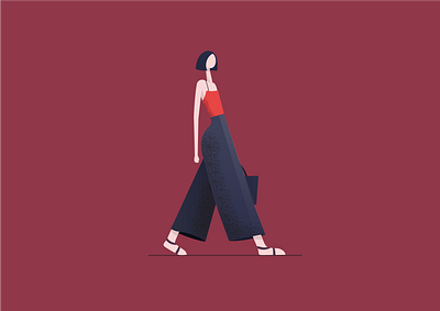 Character illustration character color design illustration texture woman