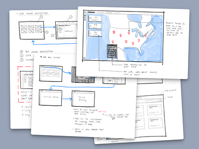 Design sketches concept draft idea lowfi sketch