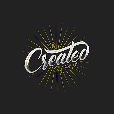 I Created A Font calligraphy calligraphy and lettering artist design hand drawn handlettering illustration lettering script typography vector