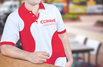 iccrams branding design graphic logo mockup