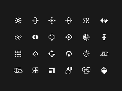 Logo Exploration branding clean geometry iteo logo logo design logos minimal minimalist logo minimalistic options shapes sign symbol