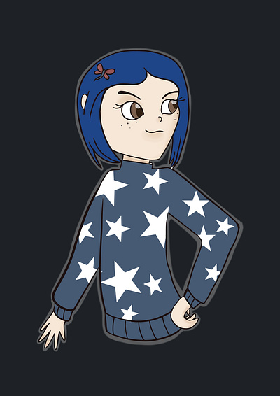 coraline fanart animation cartoon coraline film illustration