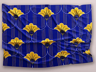 blue + yellow pattern african contrast digital art digital drawing drawing flower flower illustration geometric geometric art illustration illustrator pattern pattern a day pattern art pattern design patterns photoshop vector
