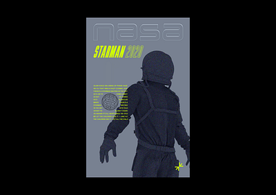 NASA Space Exploration poster branding brutalism brutalist design david bowie davidbowie design glossier graphic design illustration minimal nasa space vector