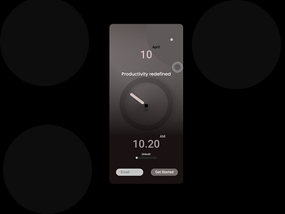 Daily UI :: 001 - Productivity App app dailyui design productivity app signup ui