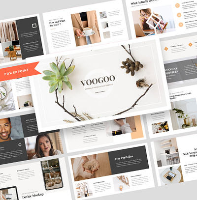 Voogoo – Minimalist & Business Keynote Template art business corporate creative creative design google slides keynote layoutdesign minimalist minimalistic powerpoint presentation template presentations webdesign website concept website design