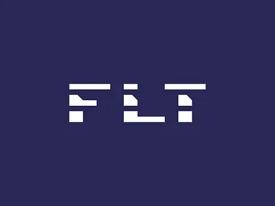FLT logo abstract geometric minimalist modern monogram solid strong symbol