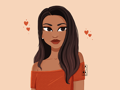 Brisvany digitalart dribbble dribbbleshot girl illustration illustrator