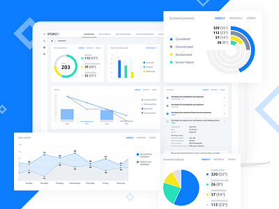 Storize - Dashboard analytics bar chart bar graph chart charts graphic line chart line graph pie chart pie graph tasks
