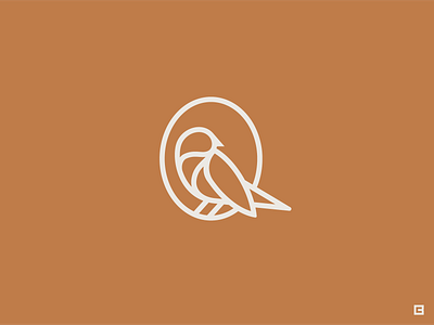 Sparrow bird bird logo italian italy monoline small plates sparrow tapas