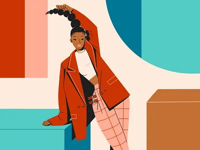 Fashion character illustration characterdesign digital art drawing fashion fashion illustration girl illustration ipadpro procreate