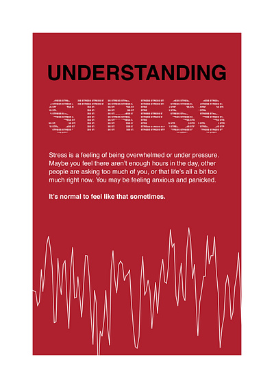 Understanding Stress dailyui design graphicdesign poster