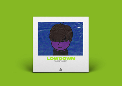 LOWDOWN album art album cover bowl cut design hand drawn illustration lowdown minimal mix newmusic praise and warships pxw shapes texture