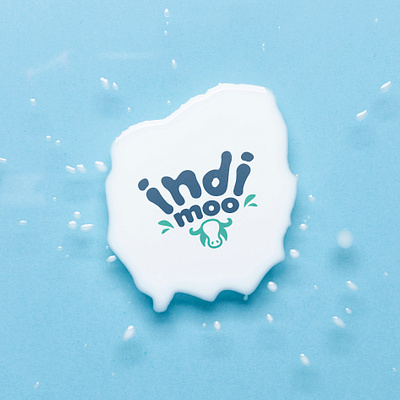 Indi Moo logo Design branding design freelancer graphicdesign identity design logo logodesign logodesigner typography