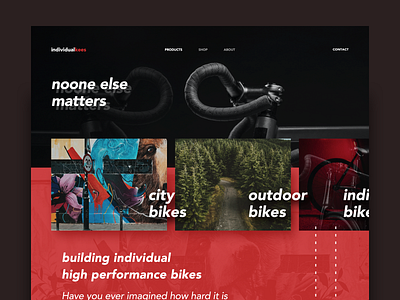 Bike Landingpage bike landingpage