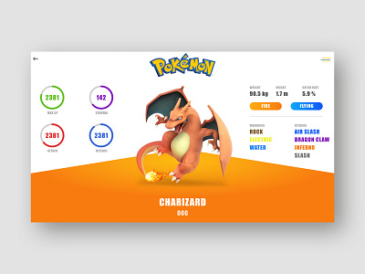 DailyUi 006 - User Profile dailyui design pokemon user profile userprofile