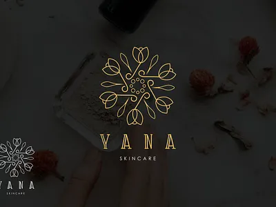 Minimalist modern beauty branding design flat icon logo minimal vector