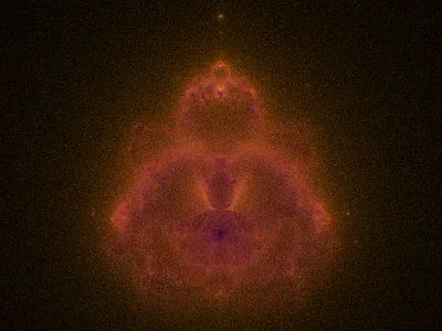 Buddhabrot + JavaScript fractal generative javascript tinycode