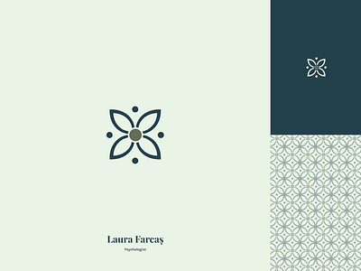 L.P. Branding branding design logo minimal pattern