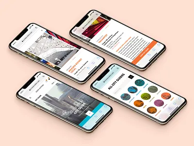 Louis Vuitton City Guide browser city guide design louis vuitton luxury mobile ui web