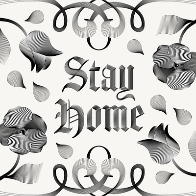 Stay Home blender blending coronavirus covid 19 covid19 illustration illustrator stayhome type typography