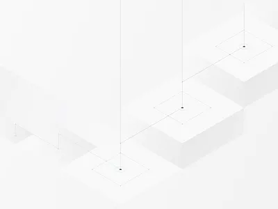 Iso Nodes 04 diagram flat illustration isometric vector