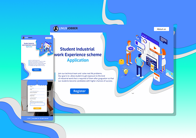 internship application page application ui design intership larydesign learning minimal mobile design siwes ui uidesign uidesigner