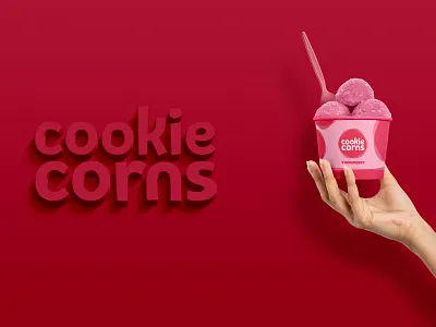 Cookie Corns Ice Cream Cup branding business branding creative creativity design studio flavor graphic design graphic designer ice cream ice cream cone ice cream logo ice cream shop identity illustration logo mark packaging packaging design visual identity visual identity wordmark