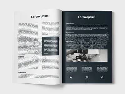 Magazine Design Owl brochure brochure design creative creativity design designer graphic design magazine magazine design minimal modern typography