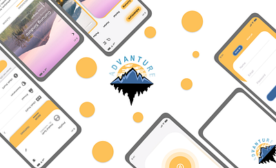 Adventure App app design illustration ui ux