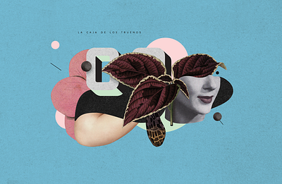 La caja de los truenos collage illustration plants woman