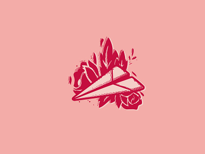 No Winter Lasts Forever flower flowers leave leaves paperplane rose spring