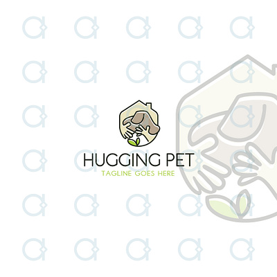 Dog Care Logo care clinic design designer dog dogs graphic home hound house hug logo love pet pets vet veterinary vets