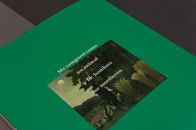 Me comporté como un animal editorial design magazine