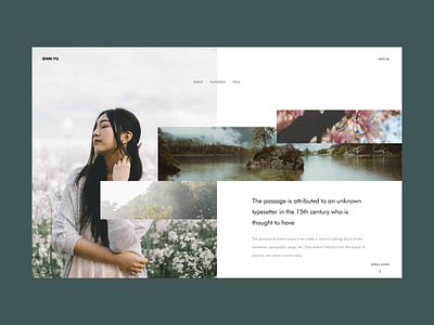 ShinYu - Blog Detail Page art blog blog detail clean creative design layout relax ui ux web web design website