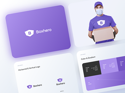 Boxhero Logo app branding design logo