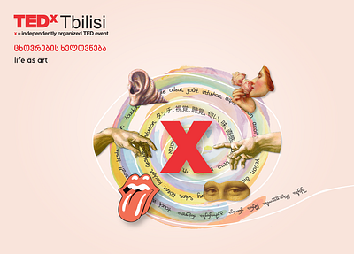 Tedx Tbilisi 2019 - Art Direction and Graphic Design adobe illustrator adobe photoshop art direction graphic design life as art six senses tedx tbilisi tedx tbilisi