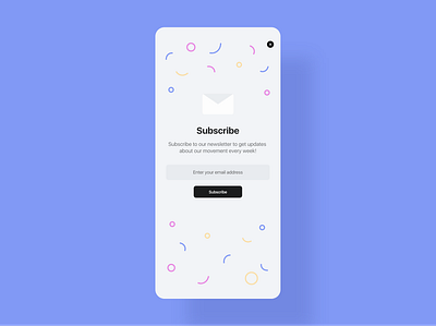 Daily UI 26 - Subscribe app dailyui design minimal subscribe subscription ui ui challenge ux web webdesign