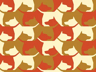Mystery Project 99 dan kuhlken dkng dkng studios dog geometric icon illustration nathan goldman pattern tessellation vector
