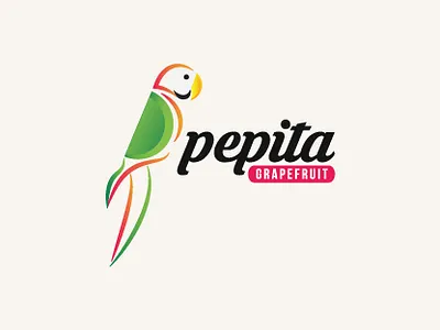 GRAPEFRUIT LOGO DESIGN colourful colourful logo drink drink logo grapefruit logo artist logo design logo designer millenial modern modern logo parrot parrot logo professional logo
