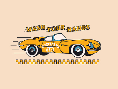 COVID-19 car corona covid19 illustration logotype soulsightsharesjoy soulsightsharesjoy typography wash your hands