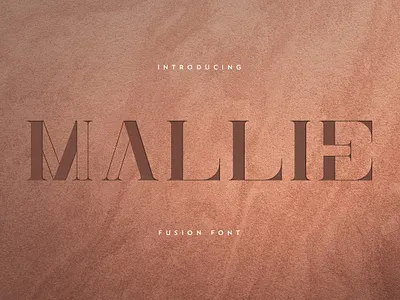 Mallie Free Font design download download free font font free serif typography