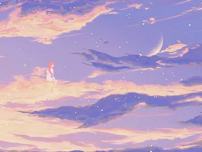 a walk in the clouds illustration